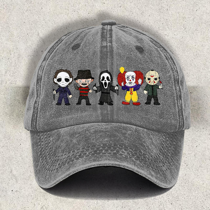 Halloween Character Printed Baseball Cap