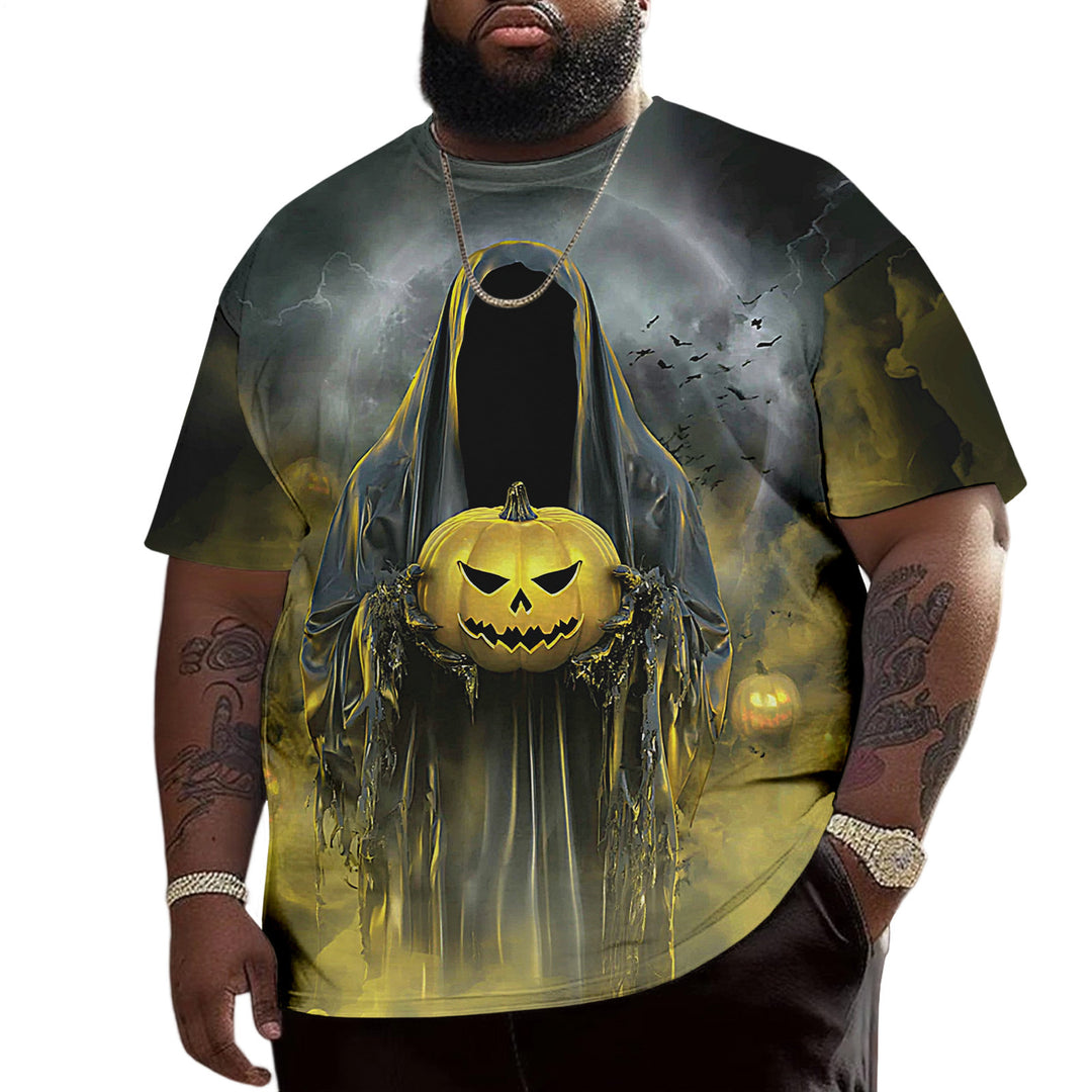 Men's Spooky Halloween Oversized Casual T Shirts