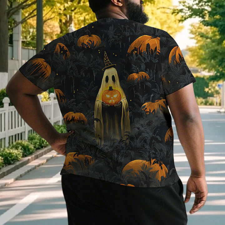 Men's Spooky Halloween Oversized Casual T Shirts