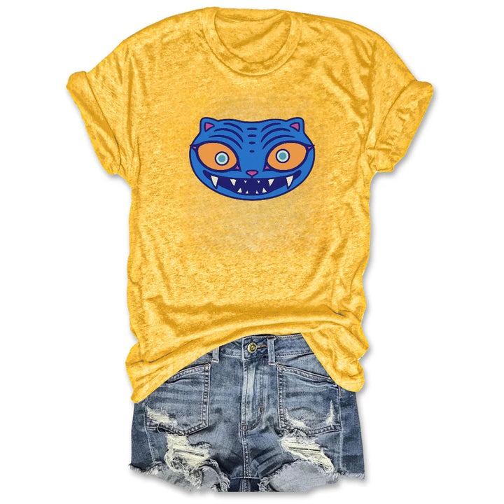 Kpop Demon Hunters Tiger Crew Neck T-shirt