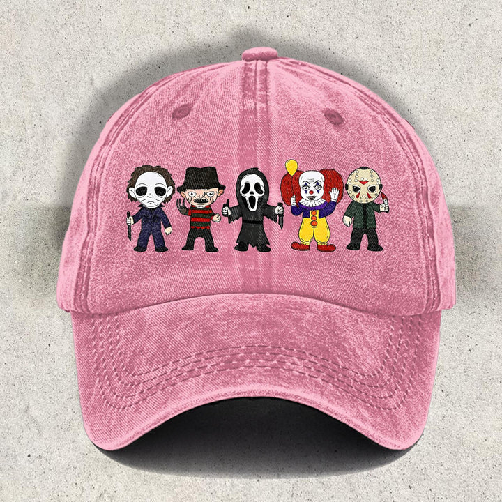 Halloween Character Printed Baseball Cap
