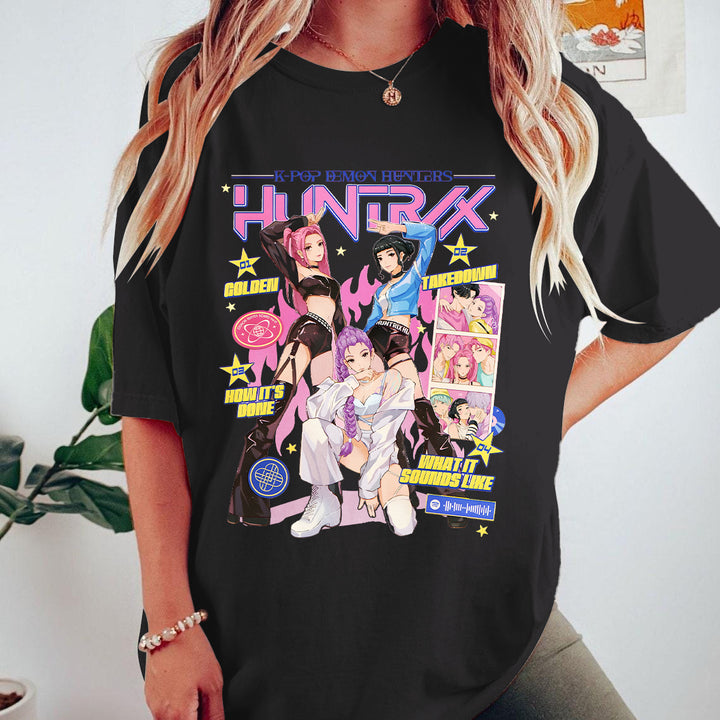 Demon Hunters Crew Neck T-shirts