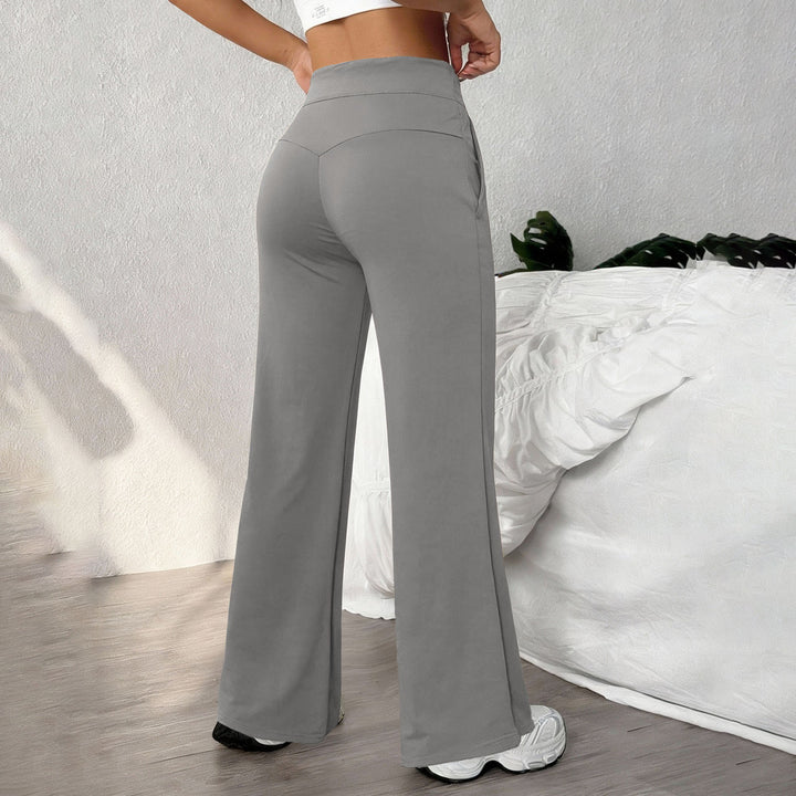 Yoga Pants Straight Leg for Women High Waist Workout Pants With Pockets Stretch Casual Sweatpants for Leisure brilliant