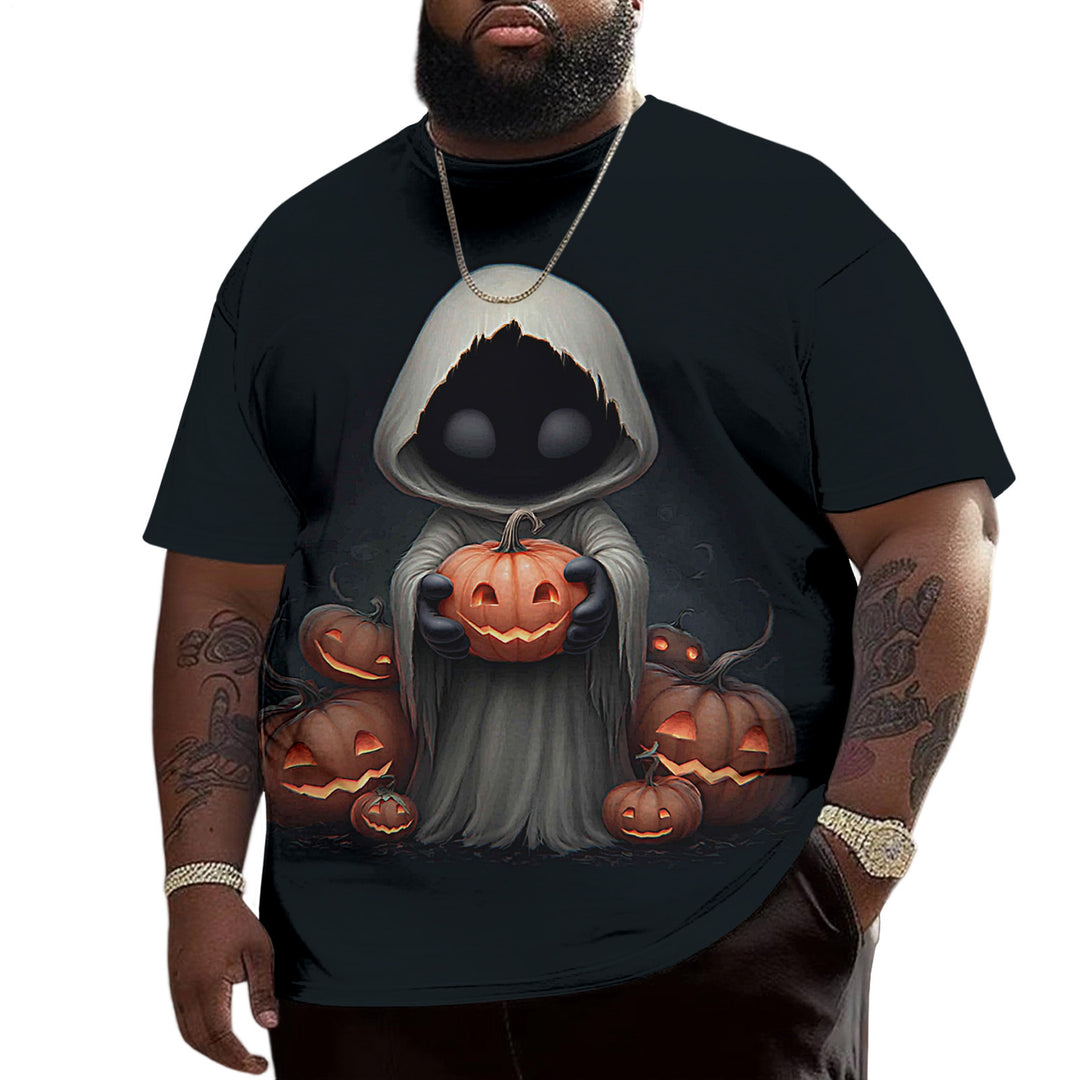 Men's Spooky Halloween Oversized Casual T Shirts
