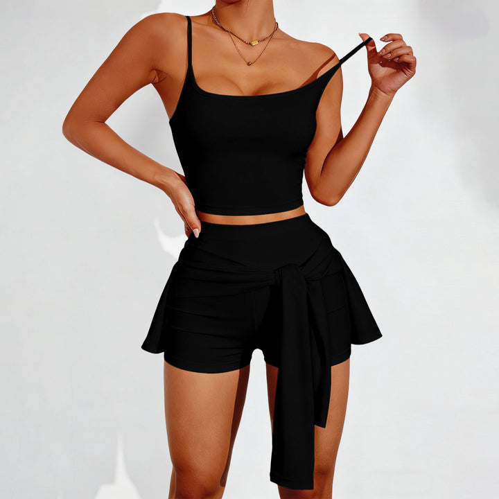 3 Piece Gym Set for Women Quick Dry High Waisted Shorts Crop Top Jacket Yoga Workout Outfit for Gym Daily present