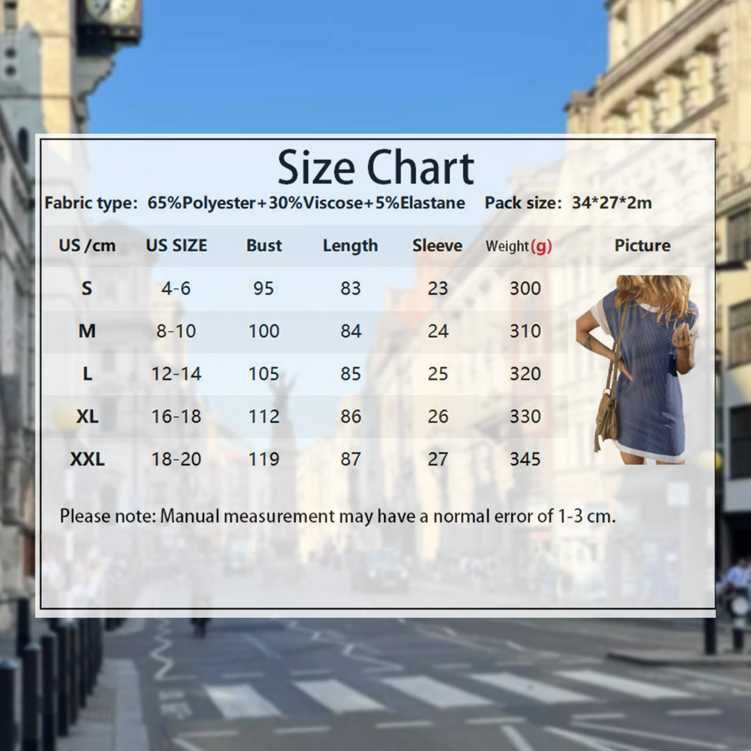 Womens Tshirt Dress Round Neck Casual Summer Ribbed Knit Tunic Tshirt Fashion Dresses for Daily Wear Work adorable