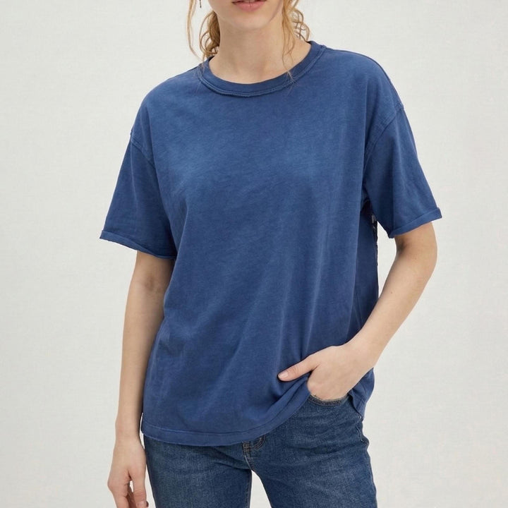 Cut Out Tops for Women Butterfly Cut Out Back Fashion Casual T Shirts Loose Fit Basic Tops for Going Out newcomer