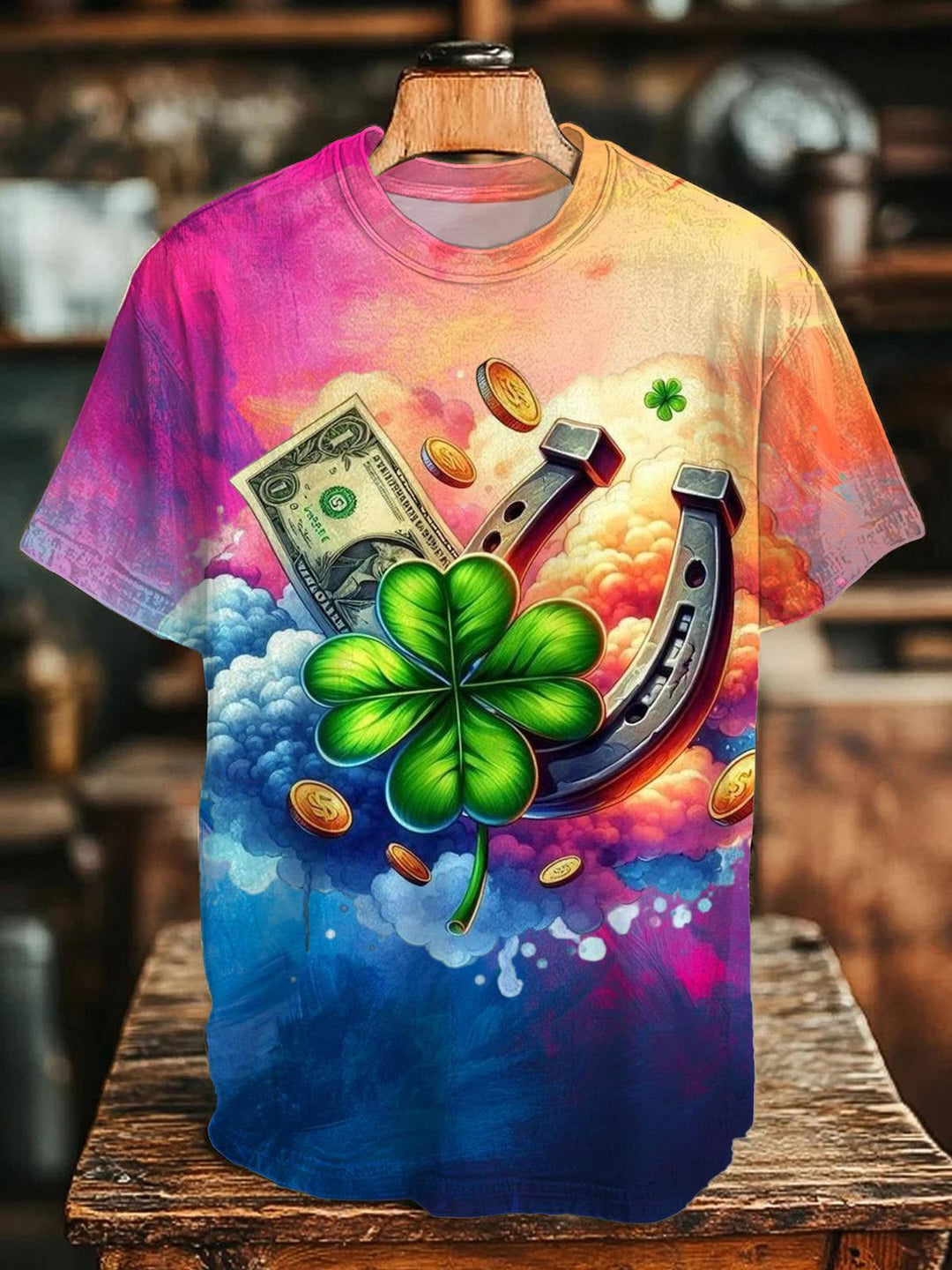 St. Paul's Art Clover Crew Neck T-shirt