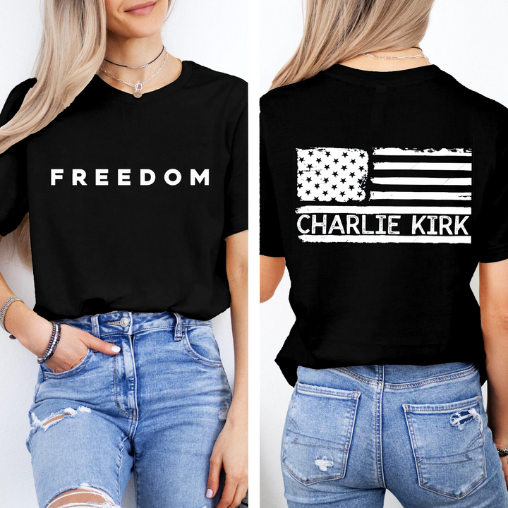 Charlie Kirk Crew Neck T-shirt