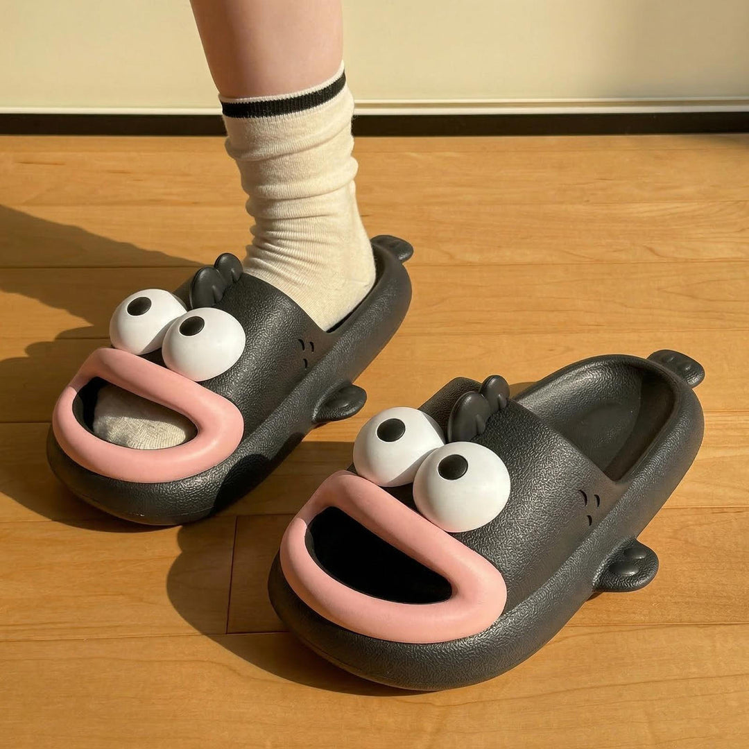 Fish Slippers Open Toe Anti Slip Cute Animal Slippers Summer Funny Fish Cloud Slides for Indoor Outdoor heathly