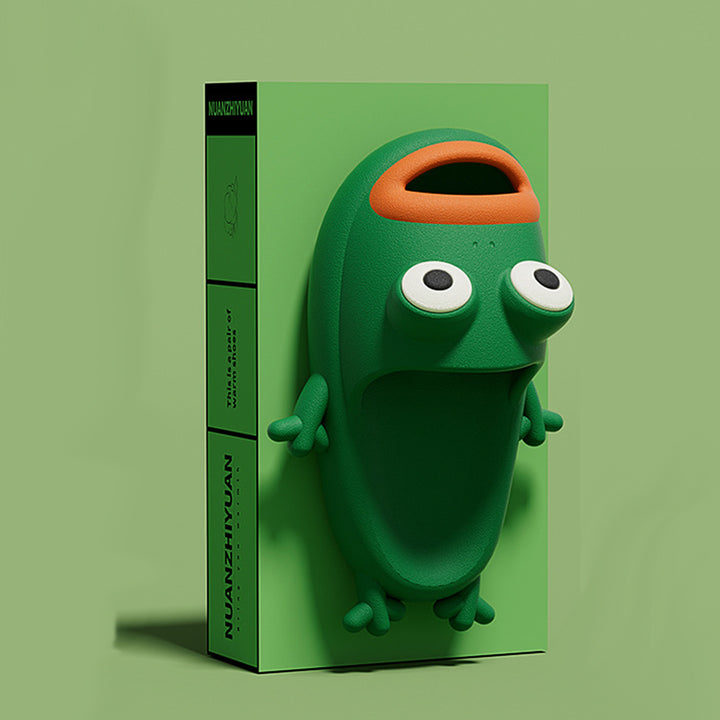 Cute Frog Slippers Non-Slip Funny Animal Slides Summer Couple Slippers for Home Bathroom Indoor Outdoor greater