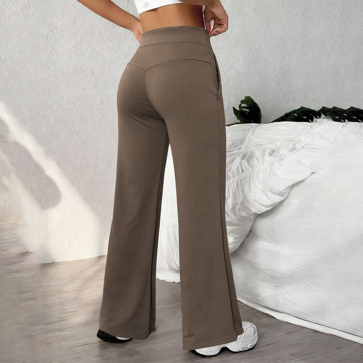 Yoga Pants Straight Leg for Women High Waist Workout Pants With Pockets Stretch Casual Sweatpants for Leisure brilliant