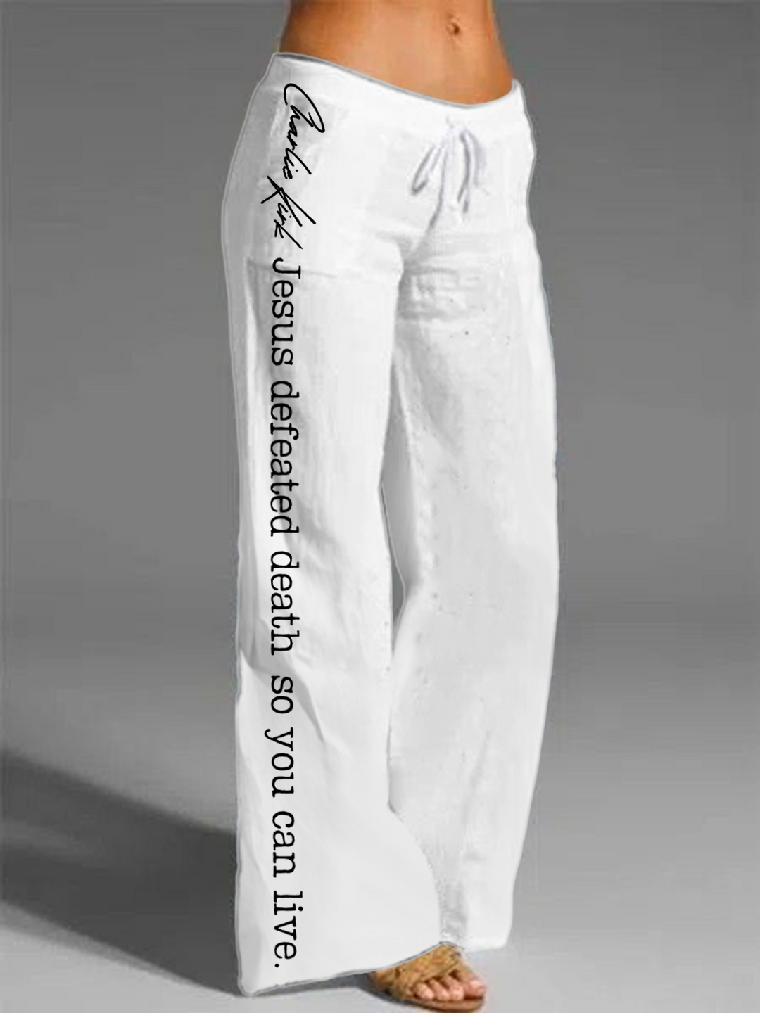 Women's Charlie Kirk Memorial Printed Casual Pants