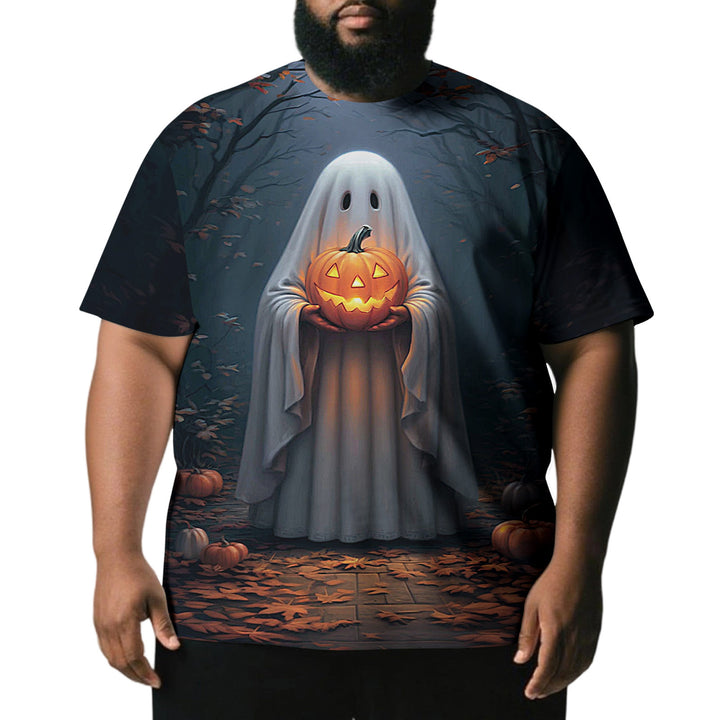 Men's Spooky Halloween Oversized Casual T Shirts