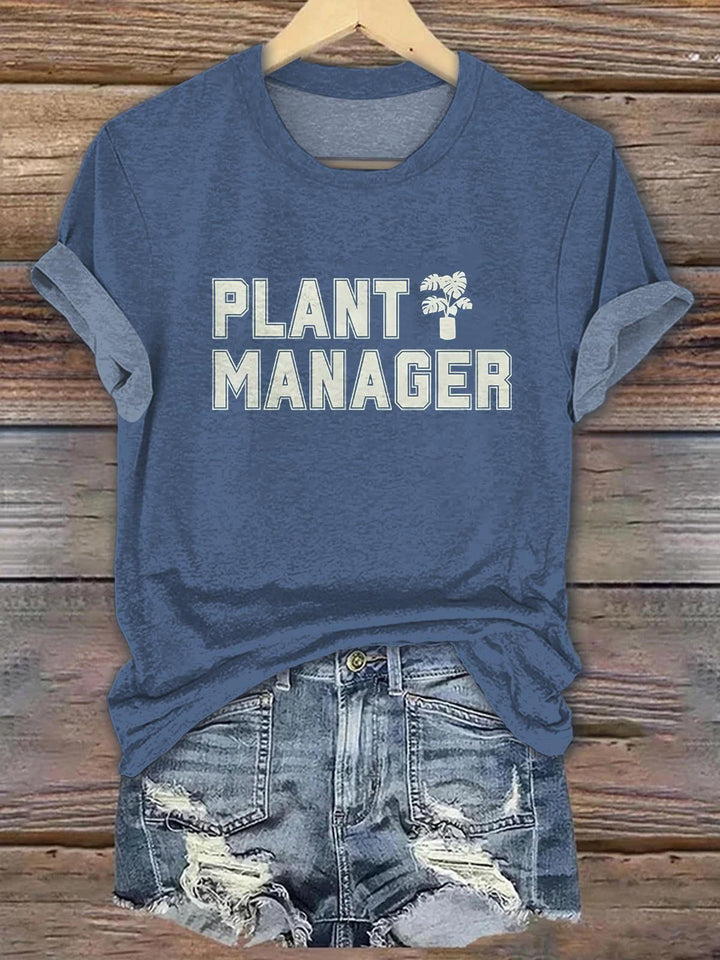 Funny Gardening Crew Neck T-shirt