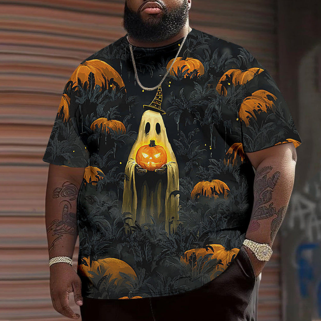Men's Spooky Halloween Oversized Casual T Shirts