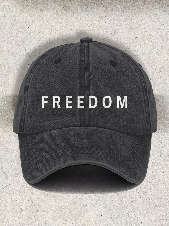 Freedom Printed Baseball Cap