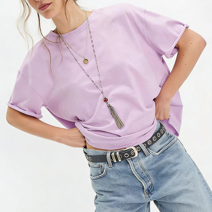 Cut Out Tops for Women Butterfly Cut Out Back Fashion Casual T Shirts Loose Fit Basic Tops for Going Out newcomer