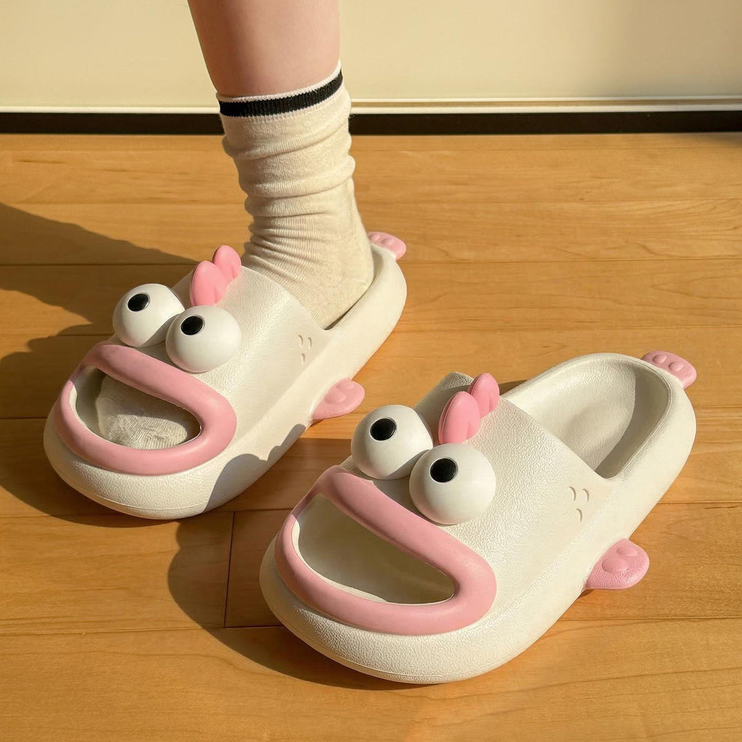 Fish Slippers Open Toe Anti Slip Cute Animal Slippers Summer Funny Fish Cloud Slides for Indoor Outdoor heathly
