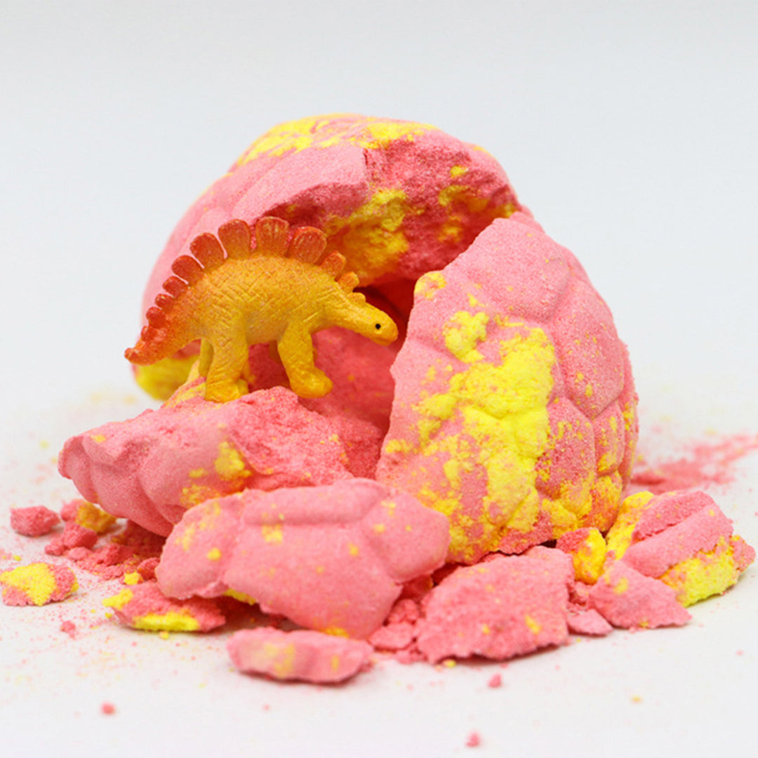 Easter Bath Bombs for Kids 6 Piece Dinosaur Egg Natural Bubble Bath Bombs Easter Basket Stuffers for Holiday decent