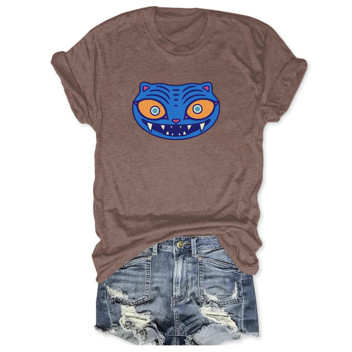 Kpop Demon Hunters Tiger Crew Neck T-shirt