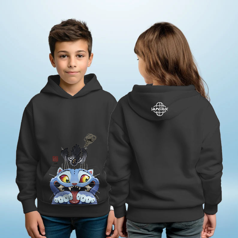 Demon Hunter Tiger Children's Hooded Hoodie