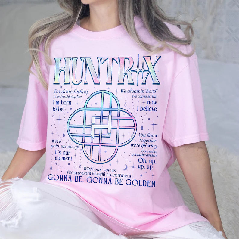 Gonna Be Gonna Be Golden Huntrix Crew Neck T-shirt