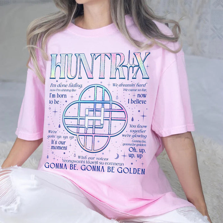 Gonna Be Gonna Be Golden Huntrix Crew Neck T-shirt