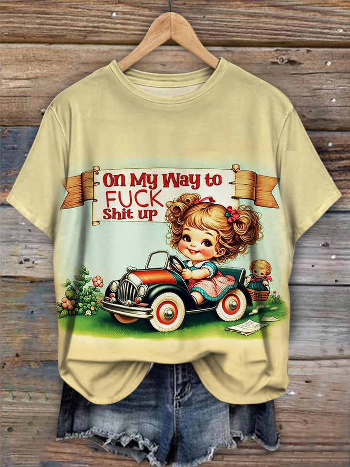 Sweatshirt New Vintage Girl main image 0