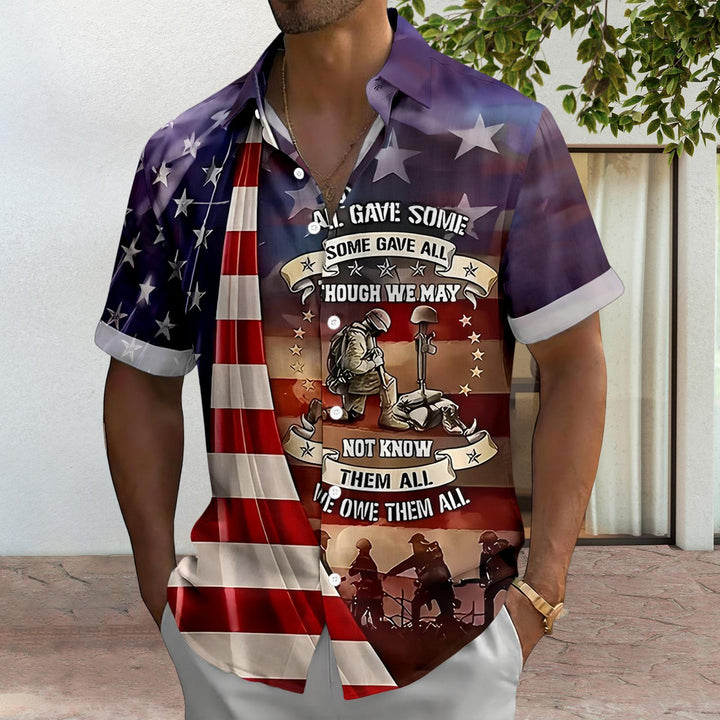 Flag Button Up Shirt Men 250 Years of Freedom Short Sleeve Hawaiian Shirts Summer Tops for Independence Day expert