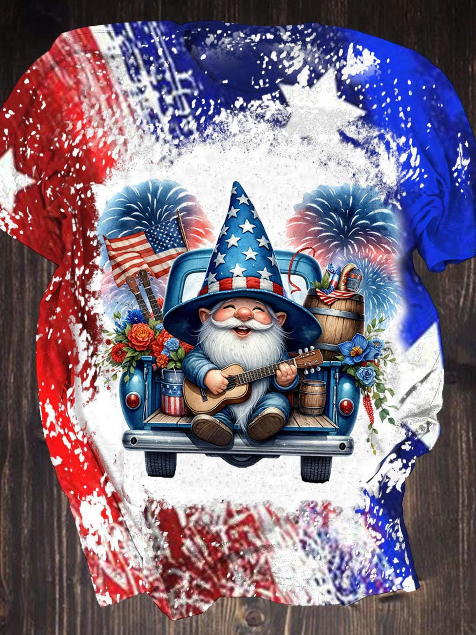 Flag Gnome Crew Neck T-shirt