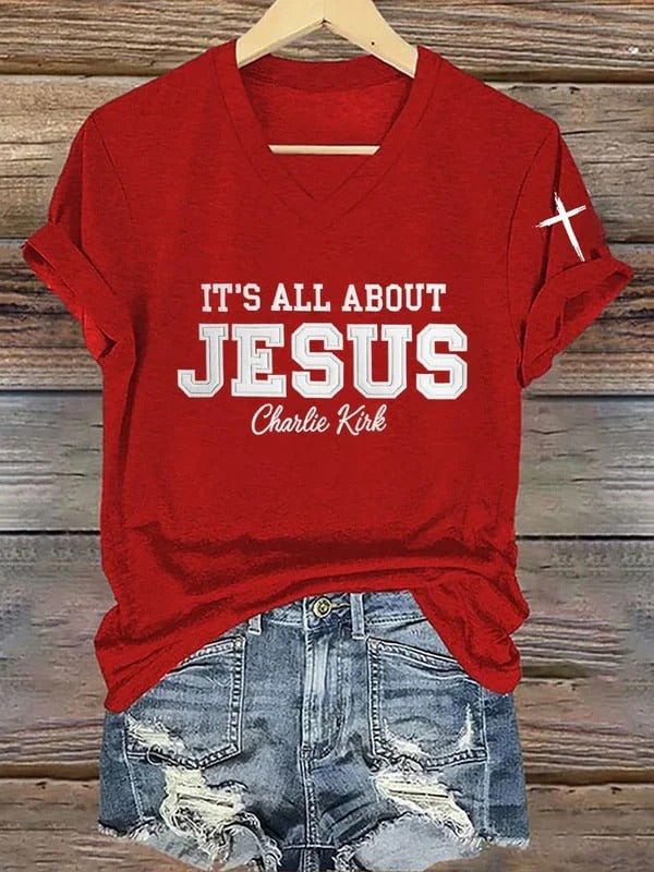 RIP Charlie Kirk V-neck T-Shirt