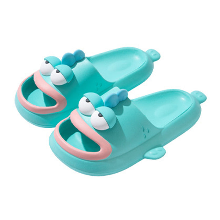 Fish Slippers for Women Open Toe Indoor Funny Animal Slippers Cartoon Anti-Slip Shower Slides for Bedroom ingenious