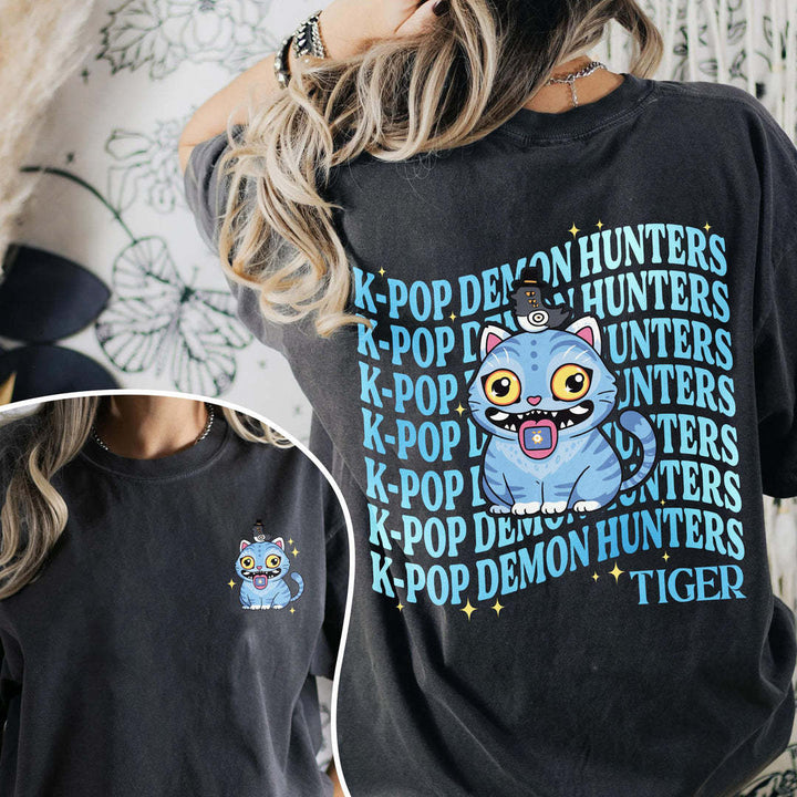 Demon Hunters Huntrix Print Crew Neck T-shirt