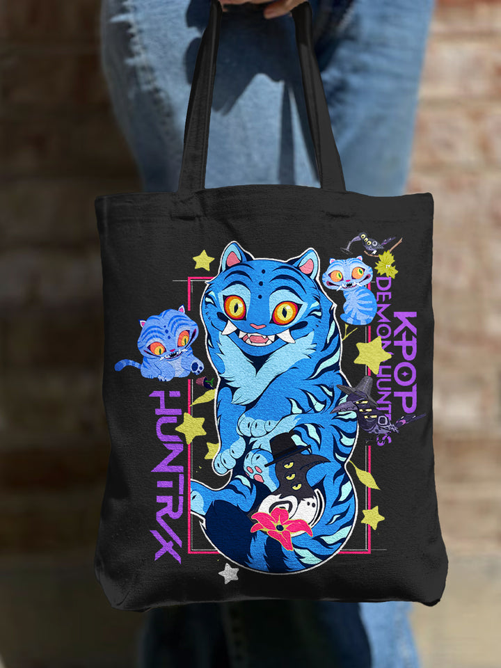 KPop Demon Hunters Shoulder Zipper Canvas Bag