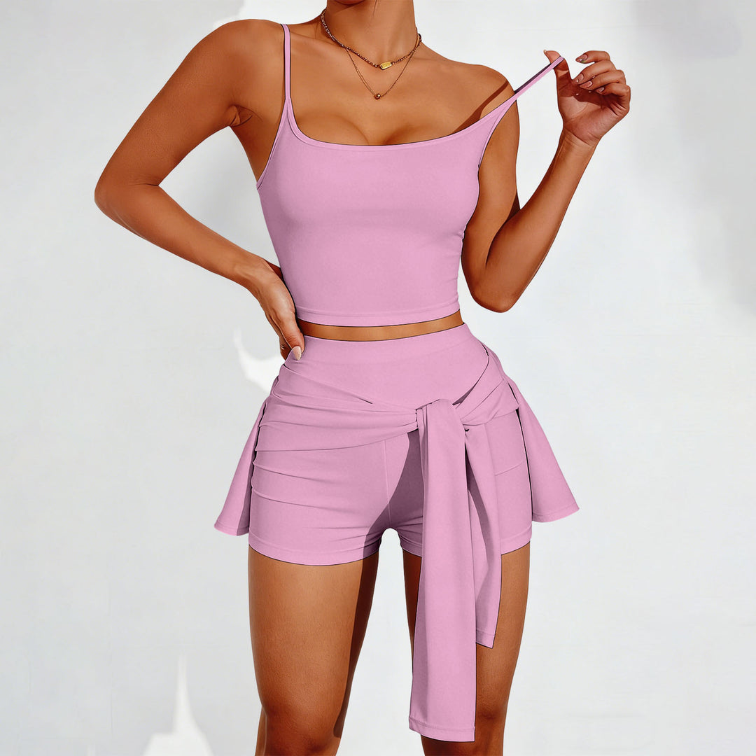 3 Piece Gym Set for Women Quick Dry High Waisted Shorts Crop Top Jacket Yoga Workout Outfit for Gym Daily present