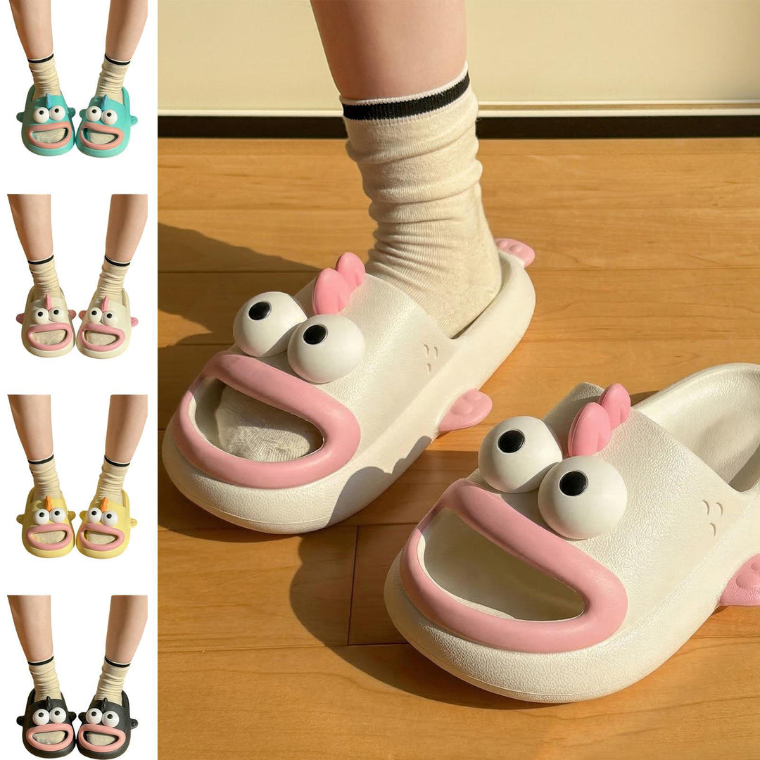 Fish Slippers Open Toe Anti Slip Cute Animal Slippers Summer Funny Fish Cloud Slides for Indoor Outdoor heathly