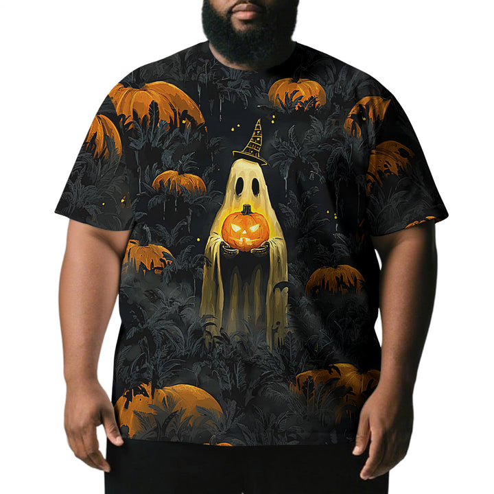 Men's Spooky Halloween Oversized Casual T Shirts