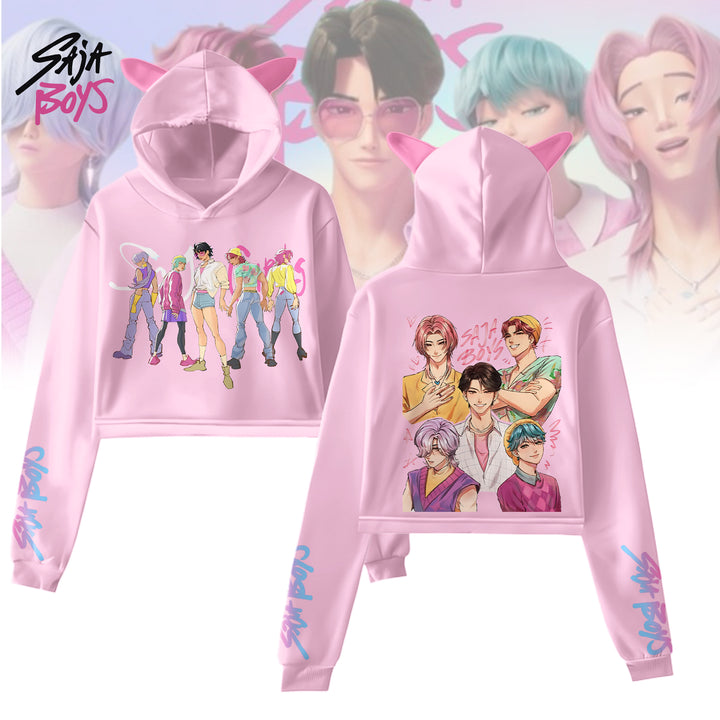 SaJA Boys Fur Rabbit Long Sleeve Hoodie