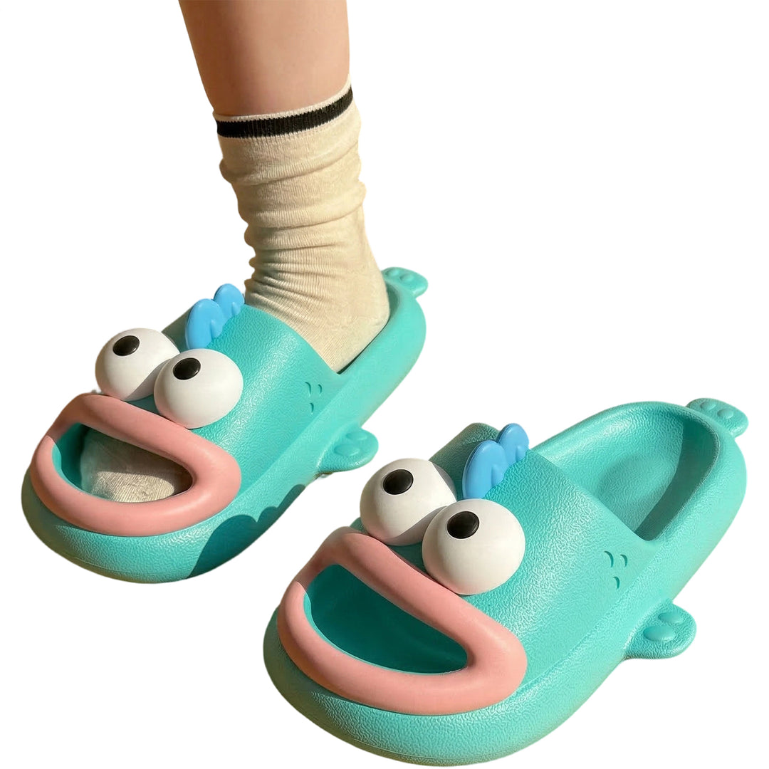 Fish Slippers Open Toe Anti Slip Cute Animal Slippers Summer Funny Fish Cloud Slides for Indoor Outdoor heathly