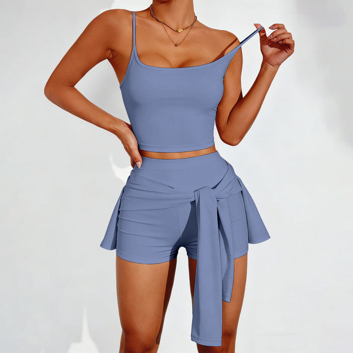 3 Piece Gym Set for Women Quick Dry High Waisted Shorts Crop Top Jacket Yoga Workout Outfit for Gym Daily present