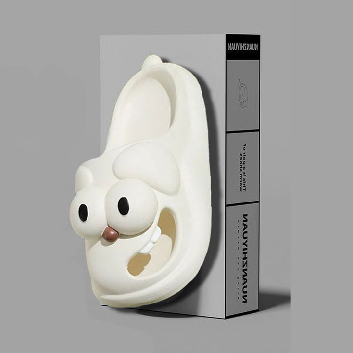 Animal Slippers for Women Closed Toe Cartoon Dog Slippers Casual Thick Sole Indoor Slides for Home Bedroom heathly