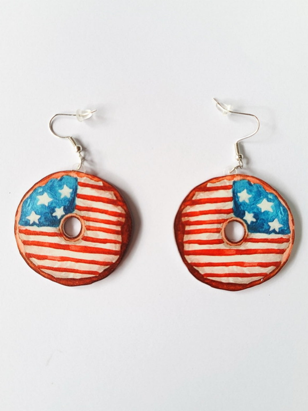 American Flag Gnome Earrings