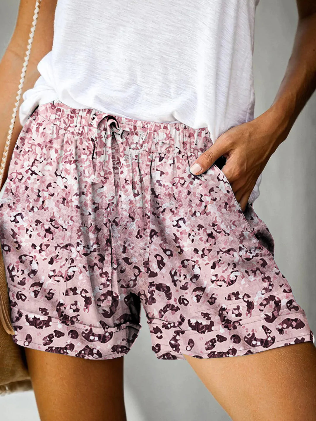 Women's Gradient Leopard Print Pants