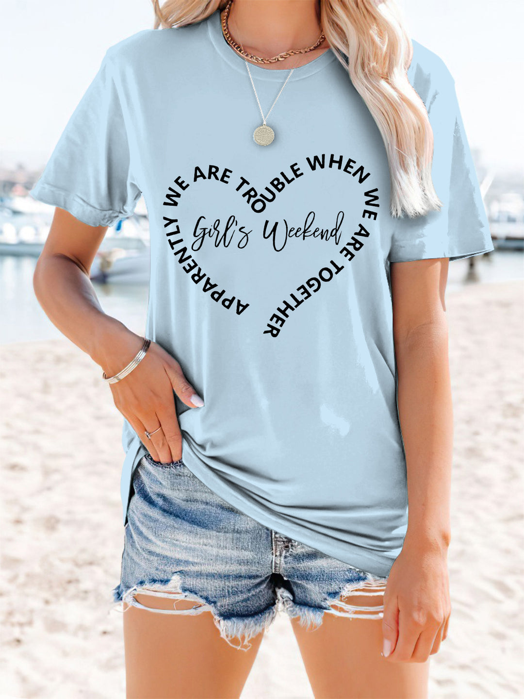 Girls Weekend Print Short Sleeve Tee