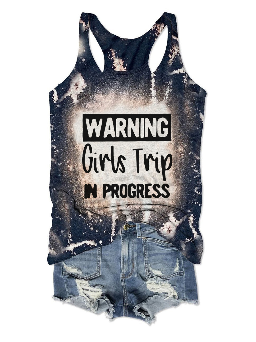 Warning Girls Trip In Progress Tank Top