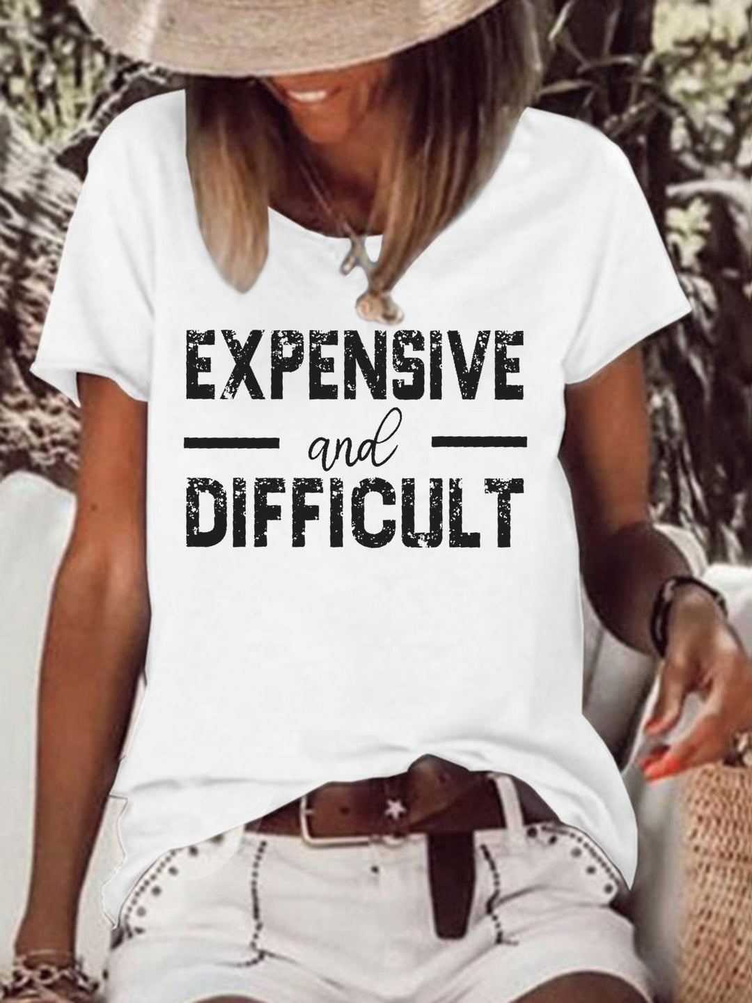 Expensive And Difficult Funny Letter Tee