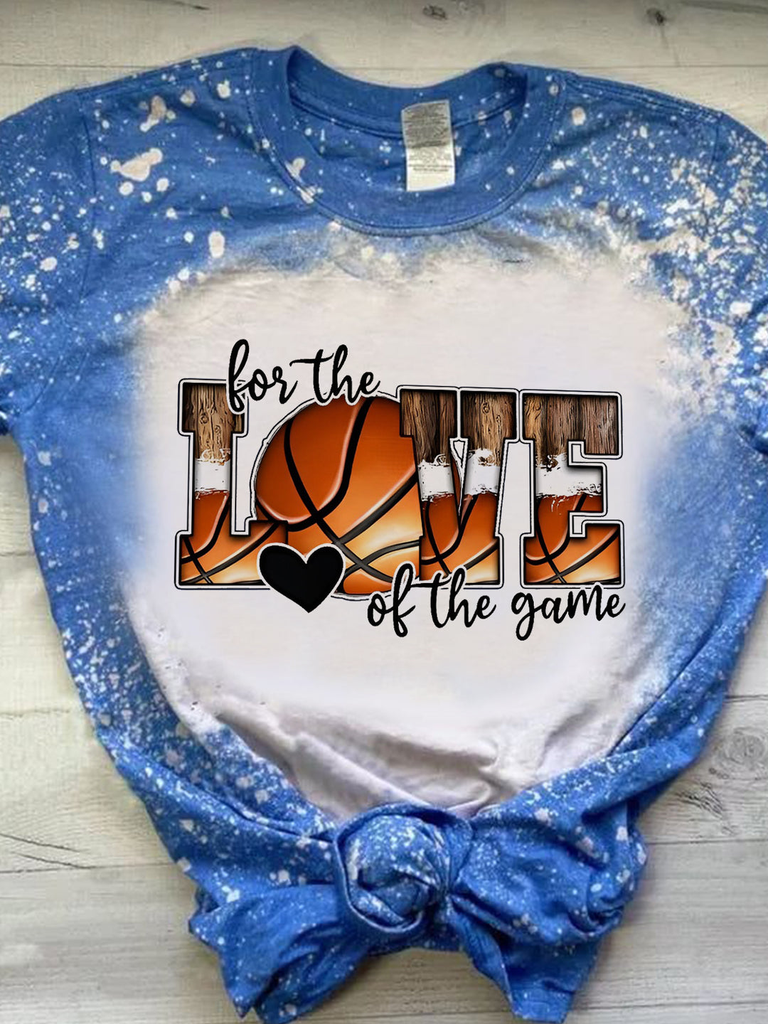 For The Love Of The Game Basketball Tie Dye T-shirt