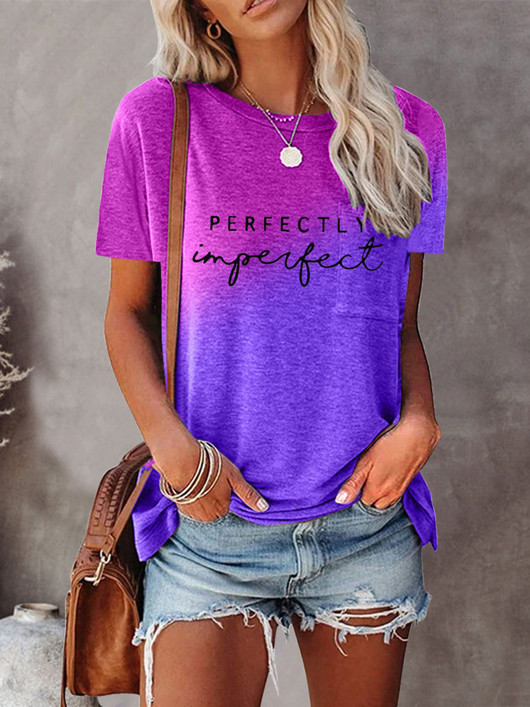 Women's Perfectly Imperfect Casual Tie Dye Tee