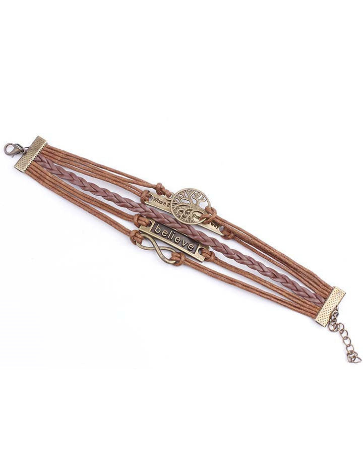 Vintage Leather Cord Bracelet
